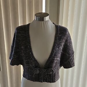 VILA Dark Gray Women's Knit Shrug
